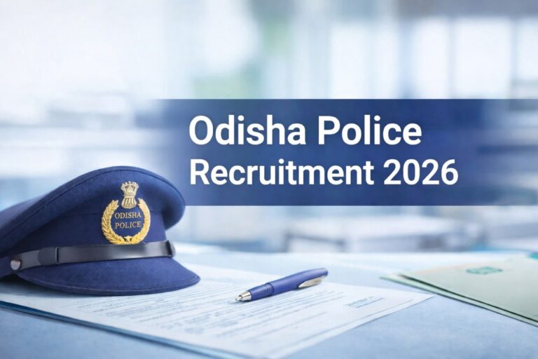 Odisha Police Recruitment 2026 – Special Police Officer 800 Vacancies Available