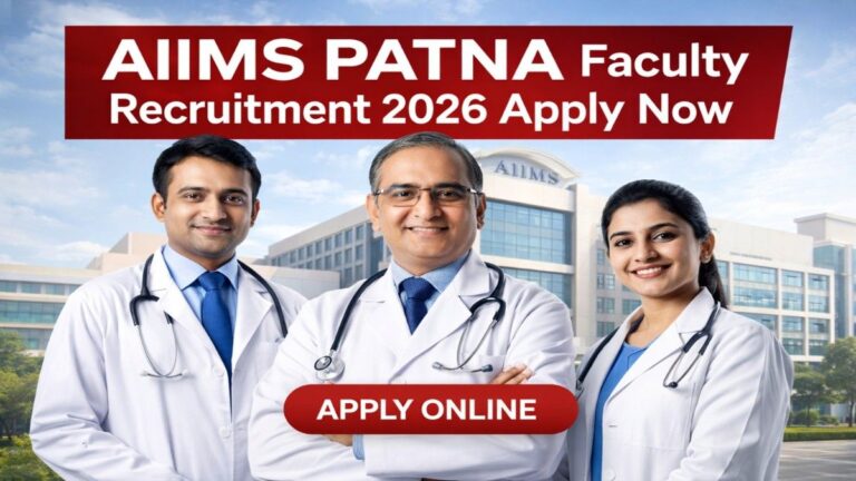 AIIMS Patna Faculty Recruitment 2026 apply online for 86 posts notification details salary eligibility