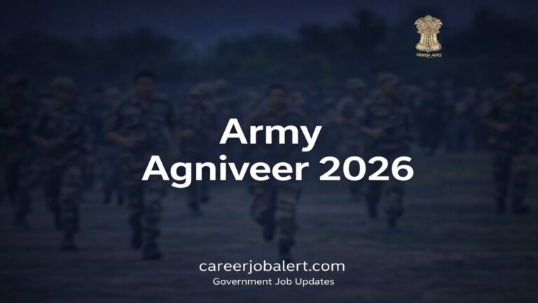 Indian Army Agniveer Recruitment 2026 notification for GD, Clerk, Tradesman and Technical posts