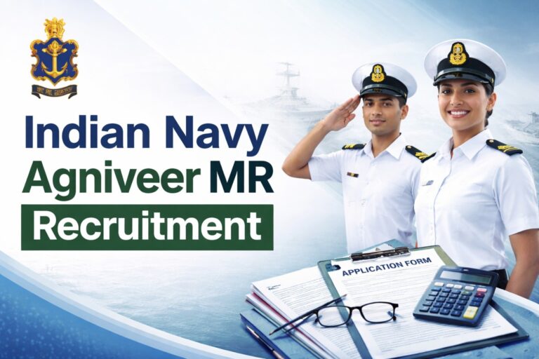 Indian Navy Agniveer MR Recruitment 2026 apply online notification for 10th pass candidates