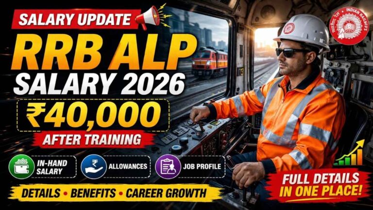 rrb alp salary after training 2026 in hand salary ₹40000 details