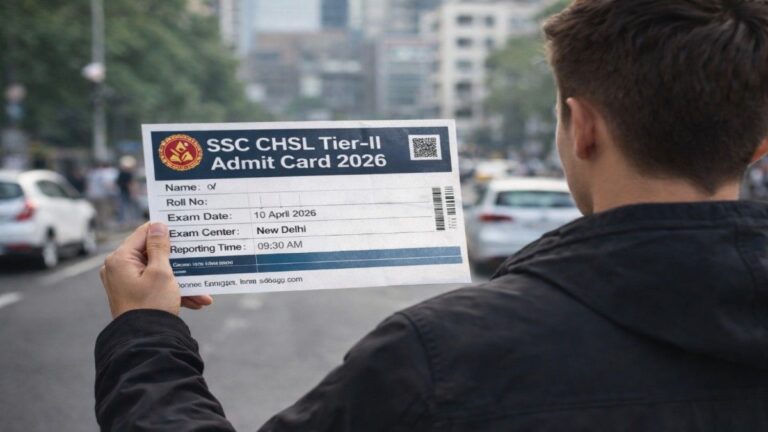 SSC CHSL Tier-II Admit Card 2026 exam day 10 April hall ticket download exam center details