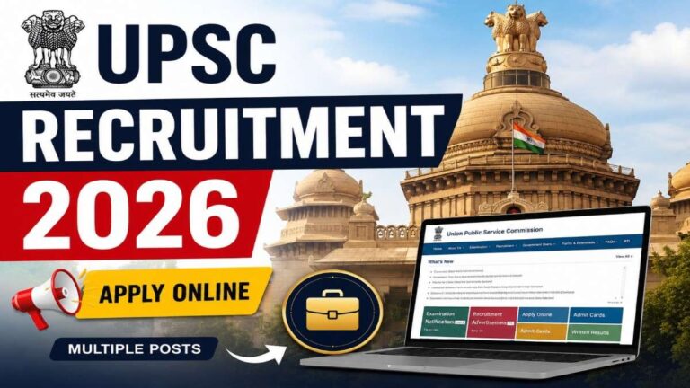 UPSC ORA Recruitment 2026 notification image for Assistant Professor, DRDO, Translator and multiple central government posts