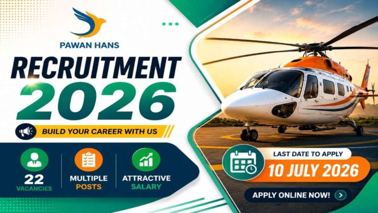 Pawan Hans Recruitment 2026 Notification for 22 Assistant JE and Technician Posts