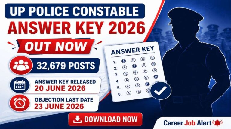 UP Police Constable Answer Key 2026 Out for 32679 Posts,