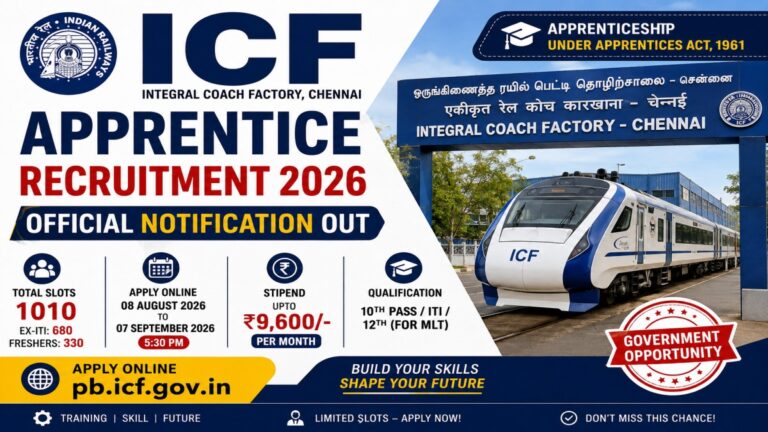 ICF Apprentice Recruitment 2026