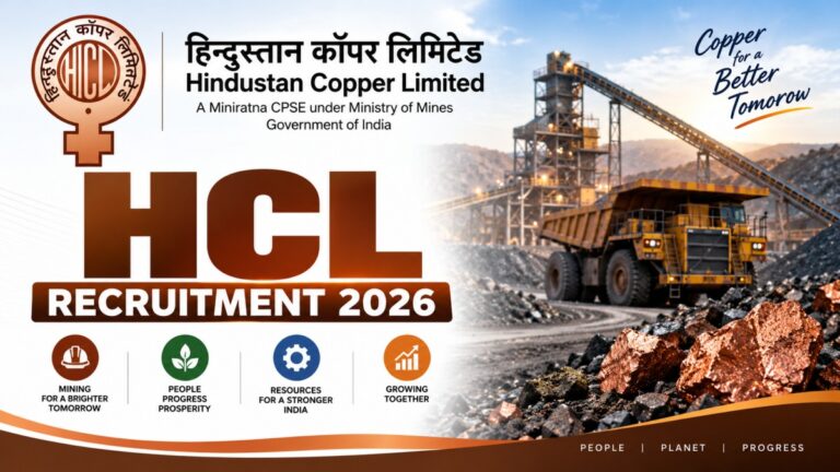 Hindustan Copper Recruitment 2026 43 vacancies for Fixed Term Executive posts
